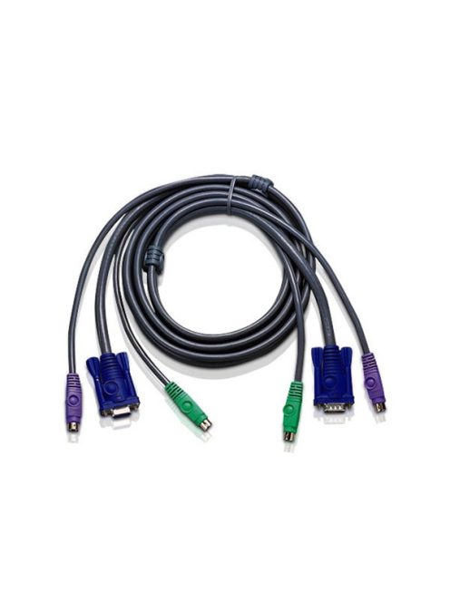 ATEN KVM Kábel PS/2 és VGA,   5m - 2L-1005P