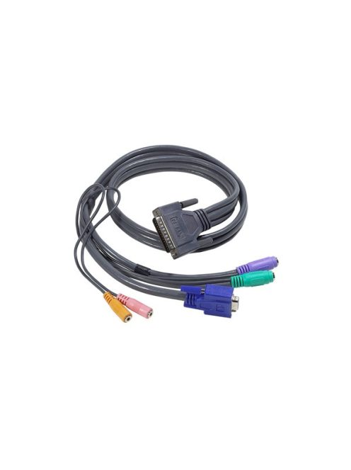 ATEN KVM Kábel PS/2 és VGA,   1,1m - 2L-1701S