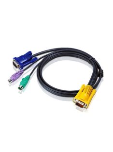 ATEN KVM Kábel PS/2, 3 az 1-ben SPHD,   1,2m - 2L-5201P