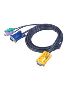 ATEN KVM Kábel PS/2 és VGA,   1,8m