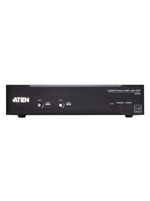 ATEN Audio Erősítő 2x 60W Amplifier DSP-vel - AP206-AT-G