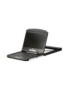   ATEN Konzol 1U Ultra Short Depth Single Rail, WideScreen LCD, (USB / HDMI) 1920x1080 - CL3700NW-ATA-AG