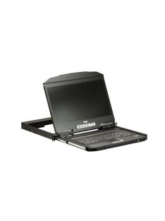  ATEN Konzol 1U Ultra Short Depth Single Rail, WideScreen LCD, (USB / HDMI) 1920x1080 - CL3700NW-ATA-AG