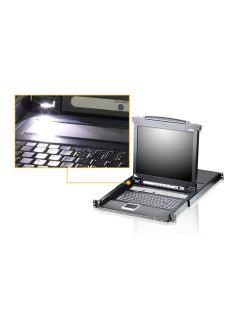 ATEN KVM Konzol LCD 17" + Switch 8 port - CL5708M