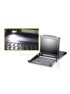 ATEN KVM Konzol LCD 17" + Switch, 16 port - CL5716M