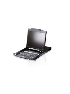 ATEN KVM Konzol LCD 19" + Switch, 8 port - CL5808N