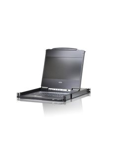   ATEN KVM Konzol LCD 17,3", DVI FULL HD + 1 konzol - CL6700MW