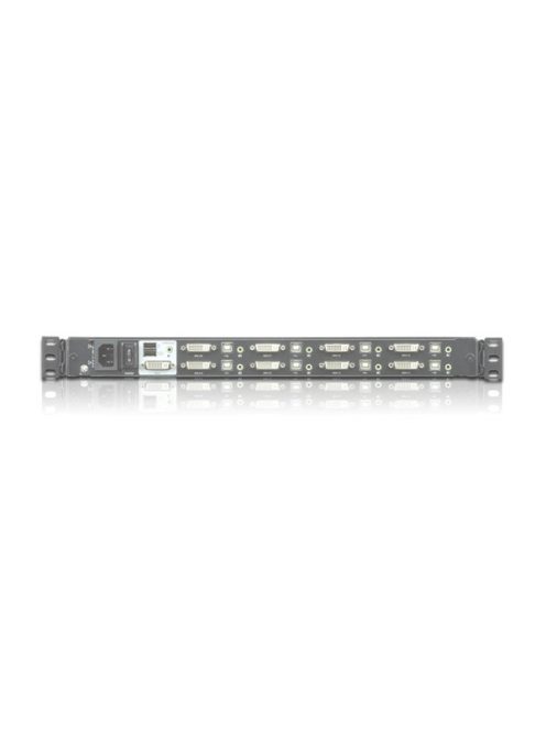 ATEN KVM Konzol LCD 17,3" + Switch, 8 port - CL6708MW