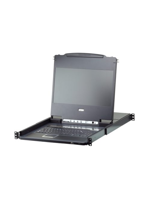 ATEN KVM Konzol LCD 17,3" + Switch, 8 port -CL6708MW-ATA-RG