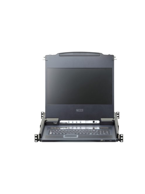 ATEN KVM Konzol LCD 17,3" + Switch, 8 port -CL6708MW-ATA-RG
