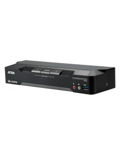   ATEN KVM Switch Mini-Mátrix USB DisplayPort 4K + Audio, 2 port - CM1942