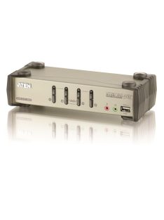 ATEN KVM Switch USB VGA + Audio, 4 port - CS1734B