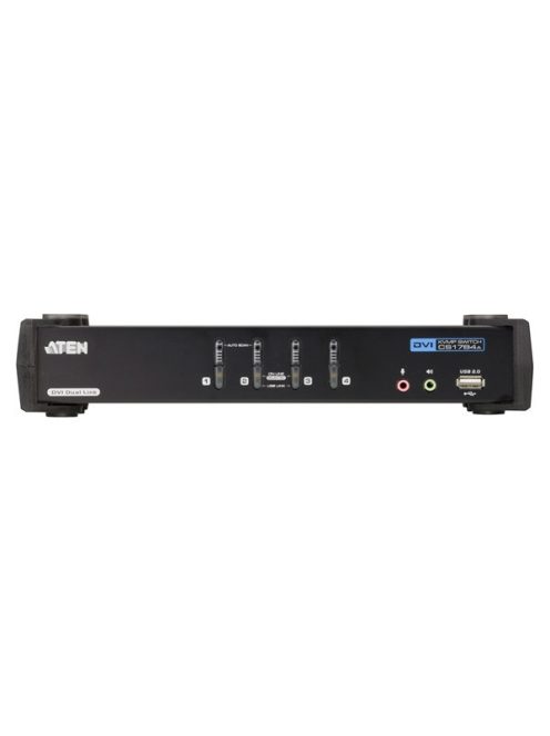 ATEN KVMP Switch USB, DVI + Audio, 4 port - CS1784A