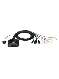   ATEN KVM Switch Hybrid kábel USB-C - DisplayPort, 2 port - CS52DP