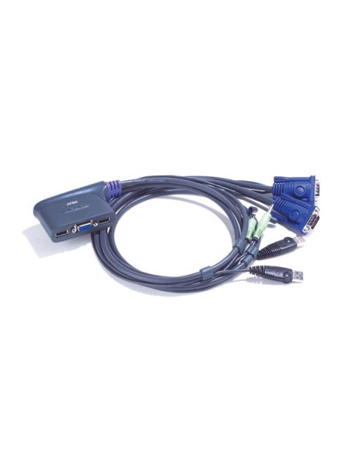 ATEN KVM Switch USB VGA + Audio, 2 port - CS62U