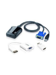 ATEN USB Konzol laptop adapter, adapterekkel