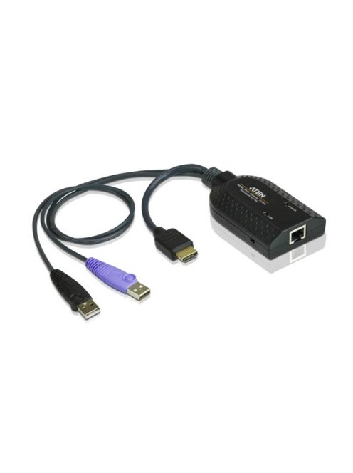 ATEN KVM Adapter Kábel Smart Card támogatással, USB HDMI Virtual Media - KA7168