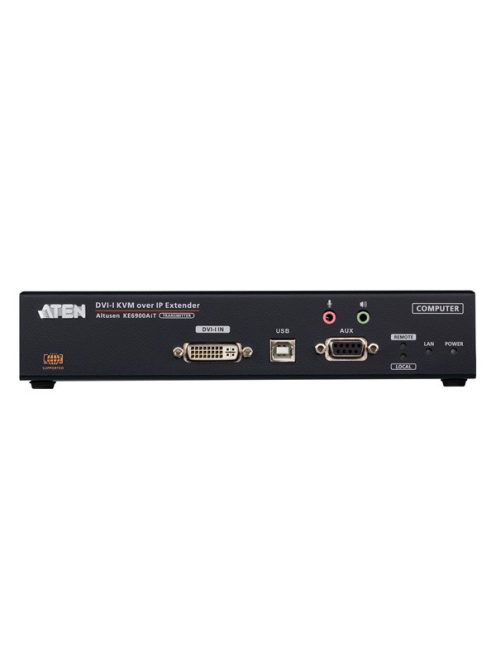 ATEN Transmitter DVI-I Single Display KVM over IP with Internet Access