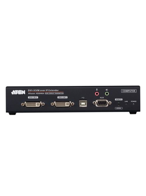 ATEN Transmitter DUAL DVI, KVM over IP - KE6940AT