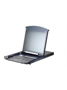   ATEN ALTUSEN KVM Konzol LCD 19" Dual Rail + Switch, 8 port