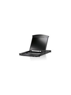   ATEN ALTUSEN KVM Konzol LCD 19" Dual Rail + Switch Virtual Media, 16 port - KL1116VN