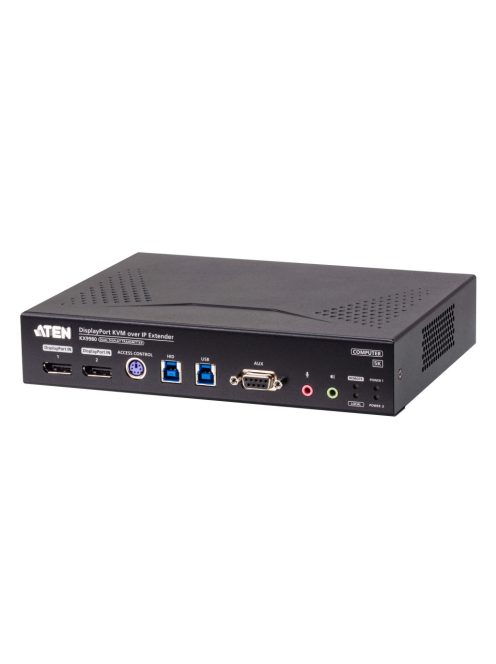 ATEN KVM Over IP Switch 2x2 Port, 5K, DisplayPort, DP, Dual Display, Transmitter - KX9980T