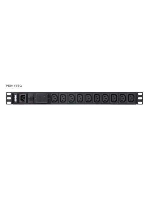 ATEN PDU túlfeszvédős, 1U, 10A, 18port - PE0118SG