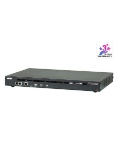   ATEN Serial Konzol Szerver dual-power, 8 port (Cisco pin-outs és auto-sensing DTE/DCE funkció)