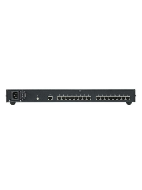 ATEN Serial Konzol Szerver, 16 port (Cisco pin-outs és auto-sensing DTE/DCE funkció)