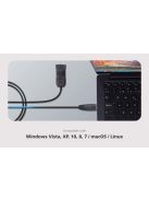 ATEN Konzol adapter USB - RJ45 (RS232), 1,2m, fekete