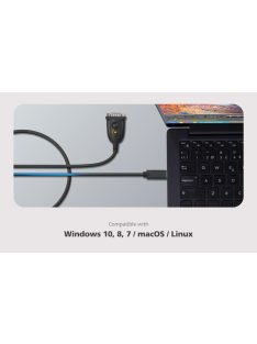 ATEN Adapter USB-C - RS232,   0,45m