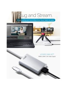   ATEN CAMLIVE™ Kábel HDMI - USB-C, UVC Video Capture - UC3020-AT