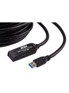 ATEN Kábel USB 3.2 Gen1 Extender, 20m, fekete - UE332C-AT-G