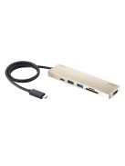 ATEN Mini Dokkoló 6 az 1-ben, USB-C Multiport Power Pass-Through