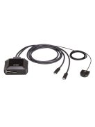 ATEN KVM Switch 2-Port USB-C, Remote Port Selector - US3312-AT