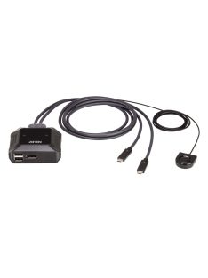   ATEN KVM Switch 2-Port USB-C, Remote Port Selector - US3312-AT