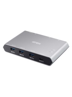   ATEN Switch 2-Port USB-C Gen 2 Sharing Switch with Power Pass-through - US3342-AT