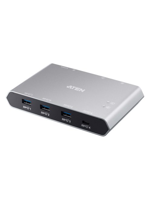 ATEN Switch 2-Port USB-C Gen 2 Sharing Switch with Power Pass-through - US3342-AT