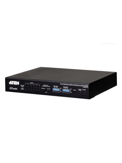 ATEN Dante audio interfész 6x6, HDMI