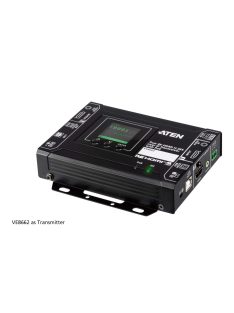   ATEN Extender True 4K@60Hz, over IP, Transceiver, H.265, USB, RS-232, HDMI, 100m  - VE8662-AT-G