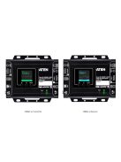 ATEN Extender True 4K@60Hz, over IP, Transceiver, H.265, USB, RS-232, HDMI, 100m  - VE8662-AT-G