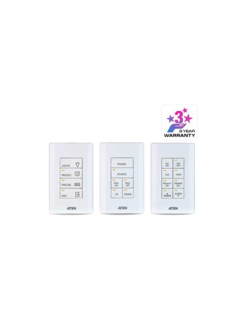 ATEN Vezérlőpult ATEN Control System - 8-button (US, 1 Gang) - VK108US-AT