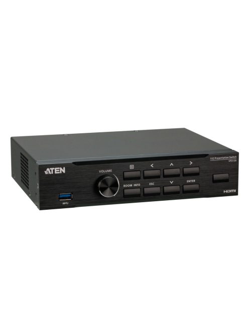 ATEN Switch Seamless Presentation Switch, Quad View Multistreaming - VP2120-AT-G