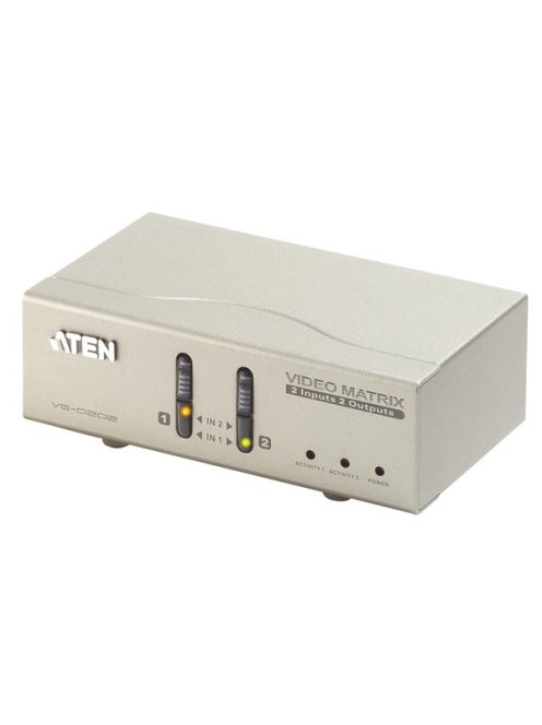 ATEN VanCryst Mátrix Switch 2x2 VGA + Audio - VS0202